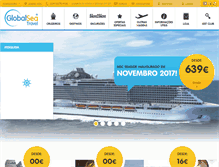 Tablet Screenshot of globalseatravel.com